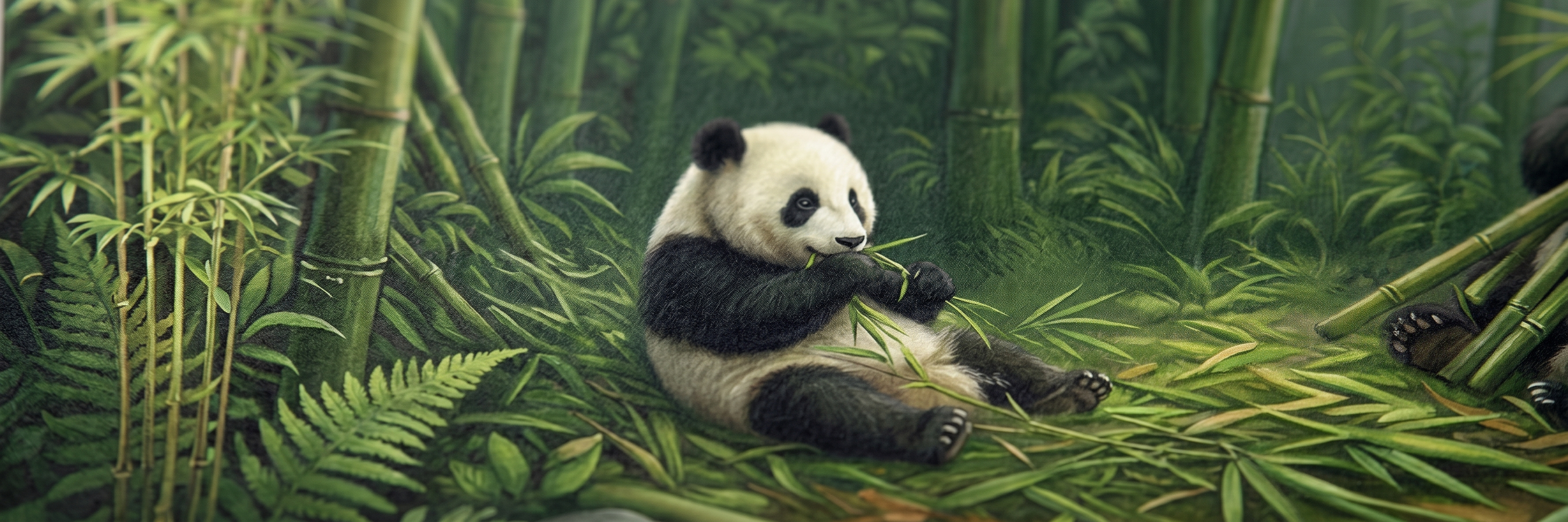 Bamboo Hollow matte paper close-up