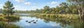 Billabong wetlands mural