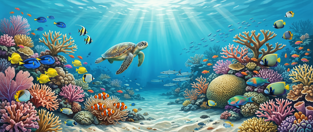 Coral Coast reef mural