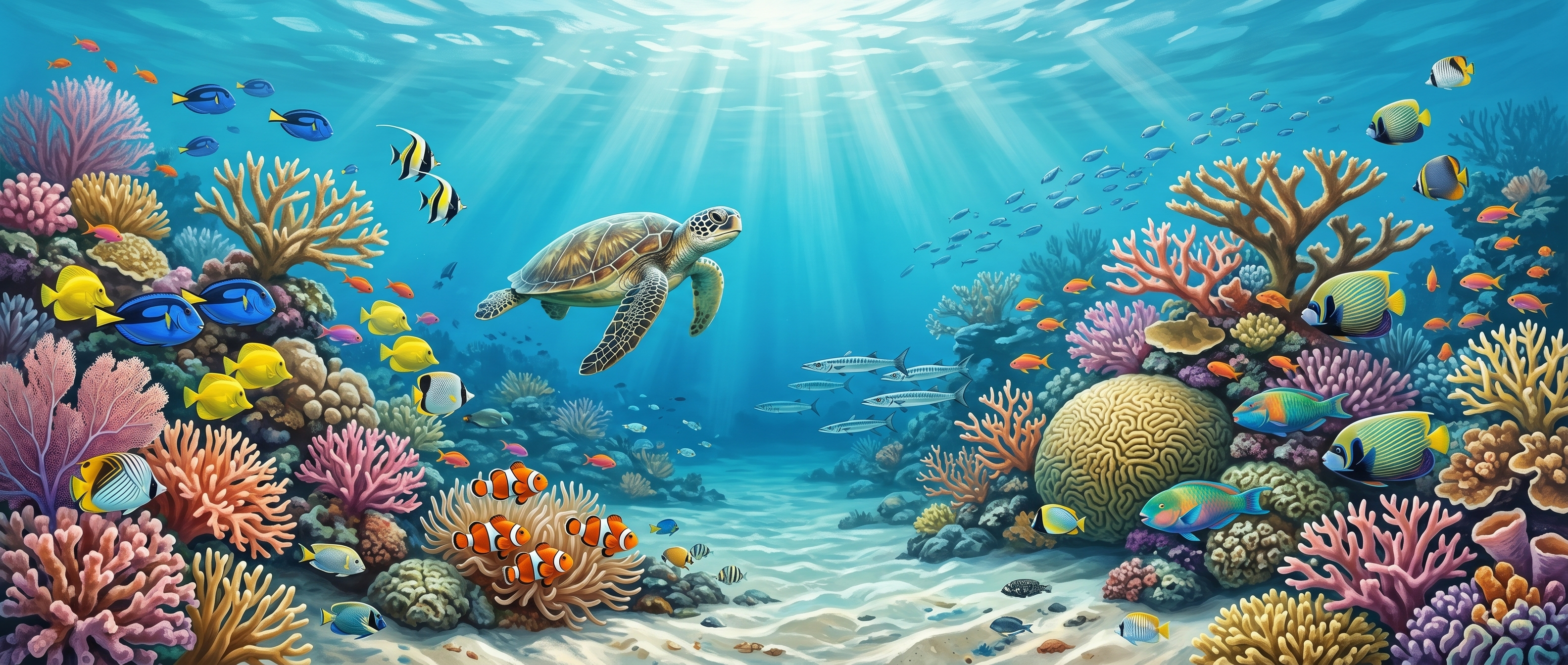 Coral Coast reef mural