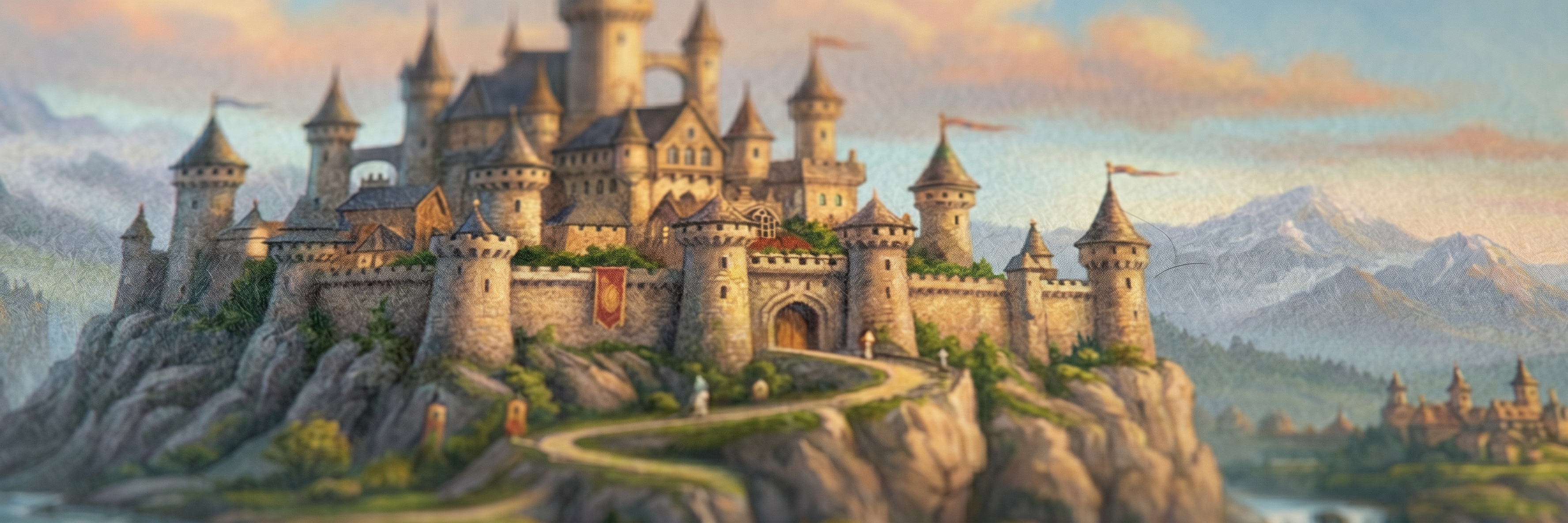 Dragon's Keep matte paper close-up