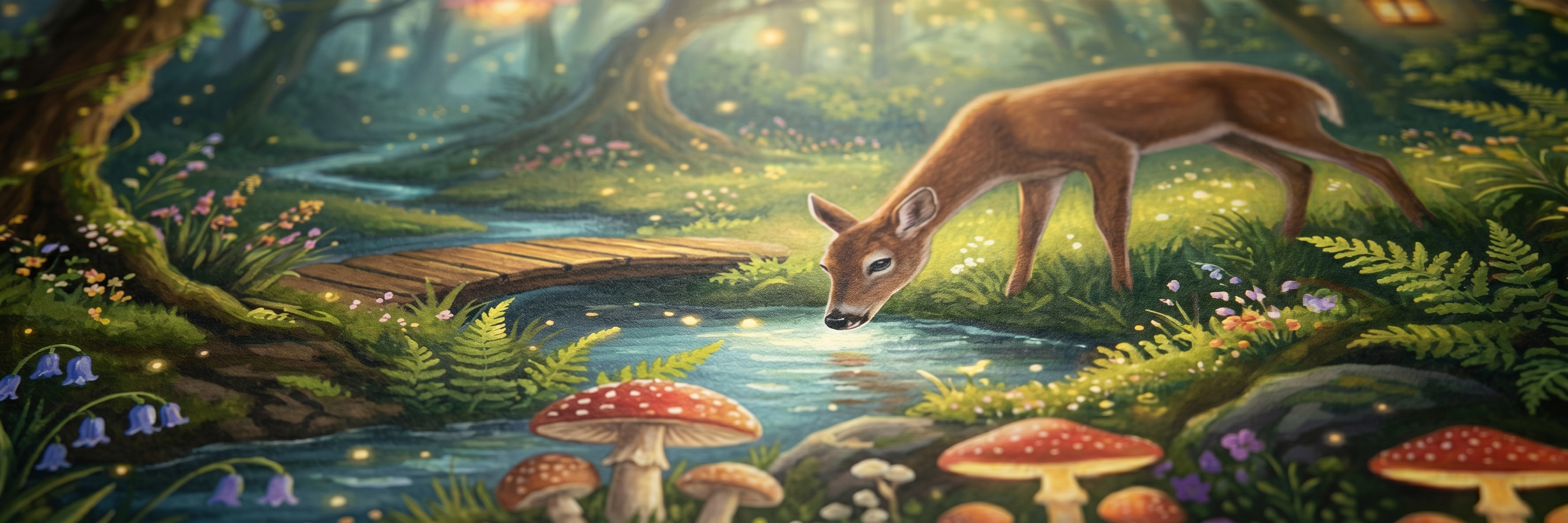 Fairy Glade matte paper close-up