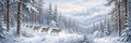 Frostpine mural