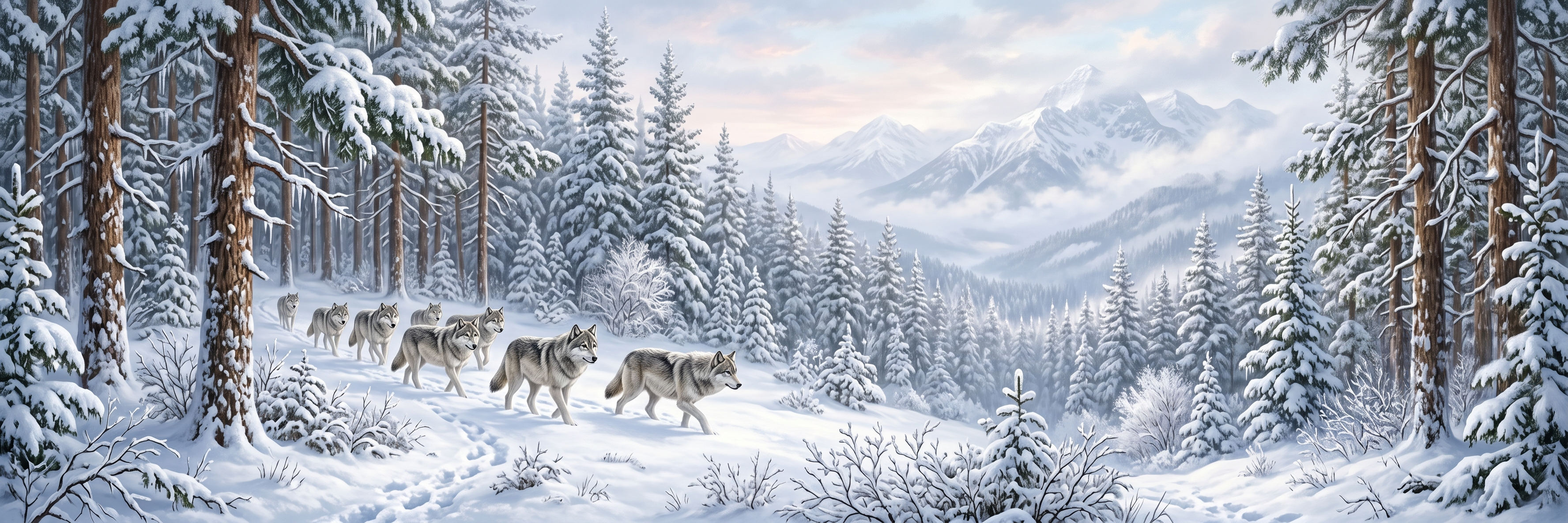 Frostpine mural