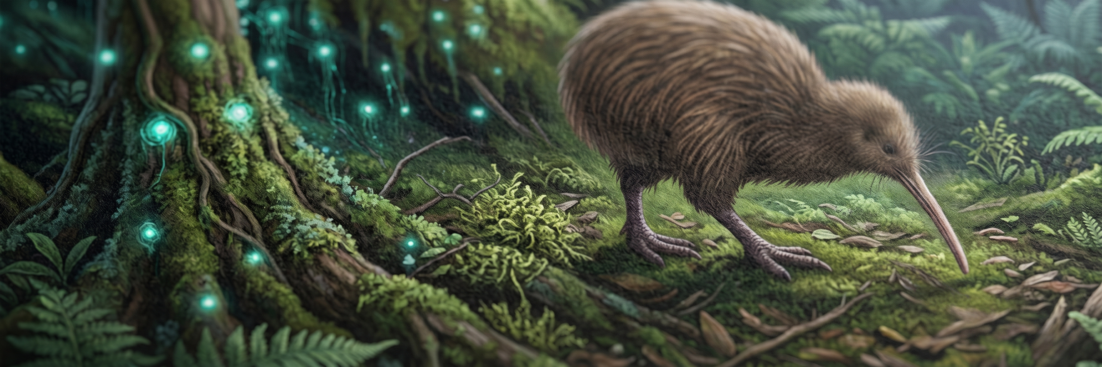 Kiwi Twilight matte paper close-up