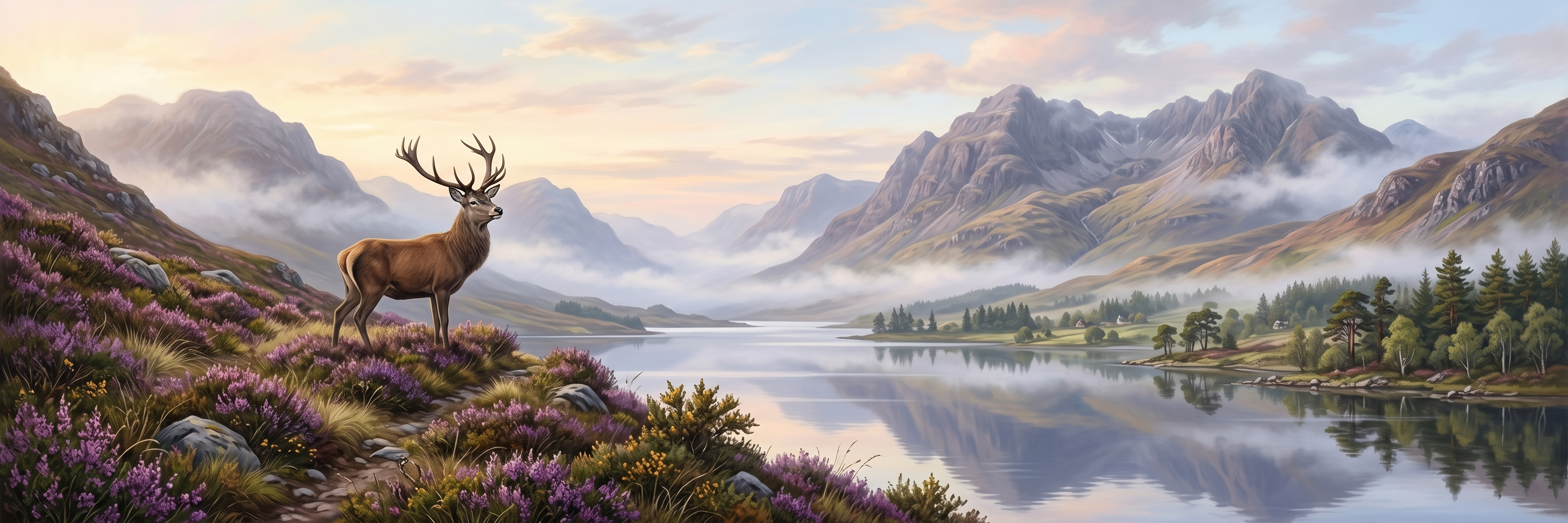 Misty Highlands mural
