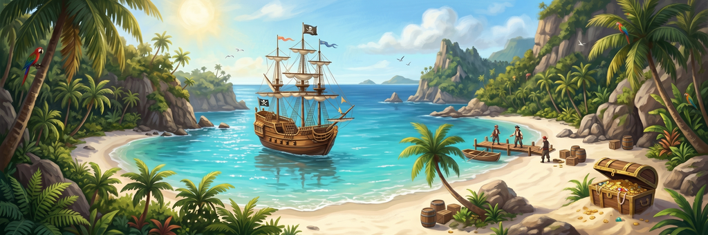 Pirate's Cove mural