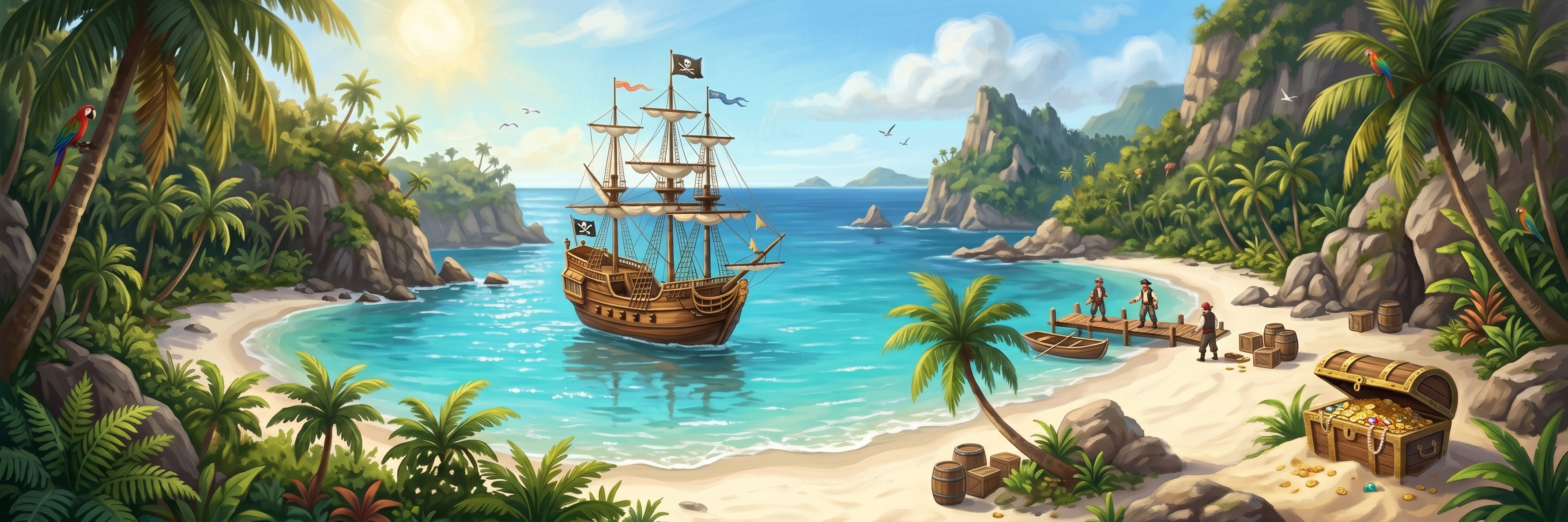 Pirate's Cove mural