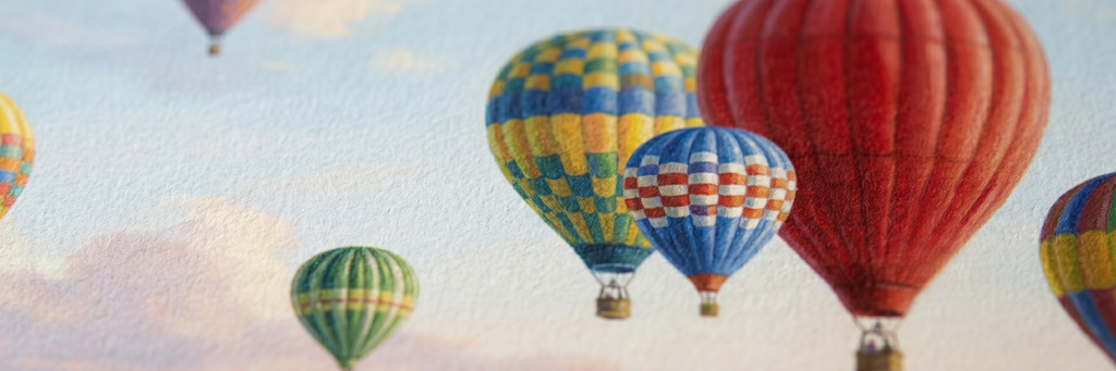 Skyward matte paper close-up