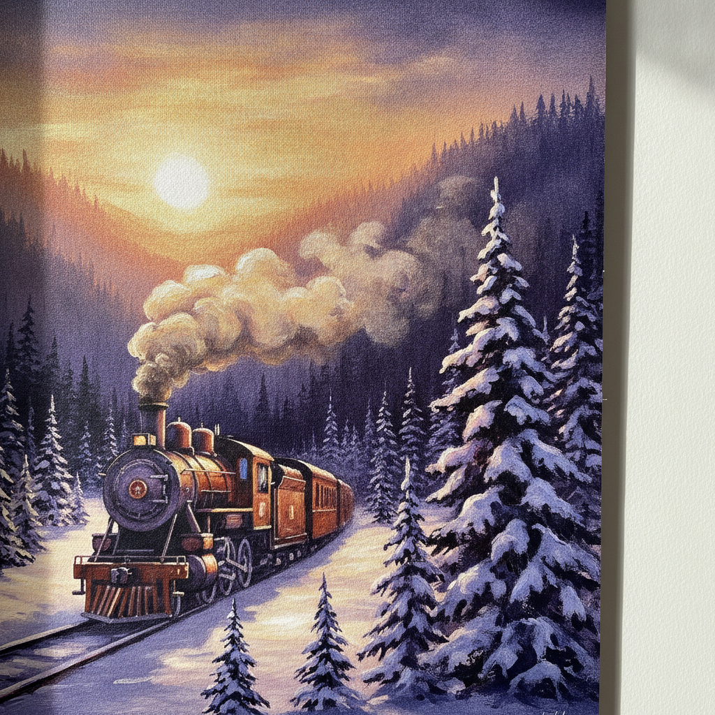 Snowline Express matte paper close-up