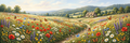 Wildflower Meadow mural
