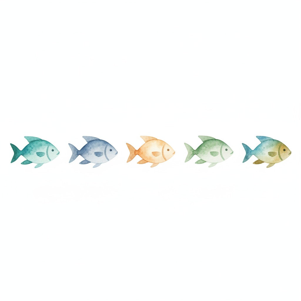 Fish School Painterly