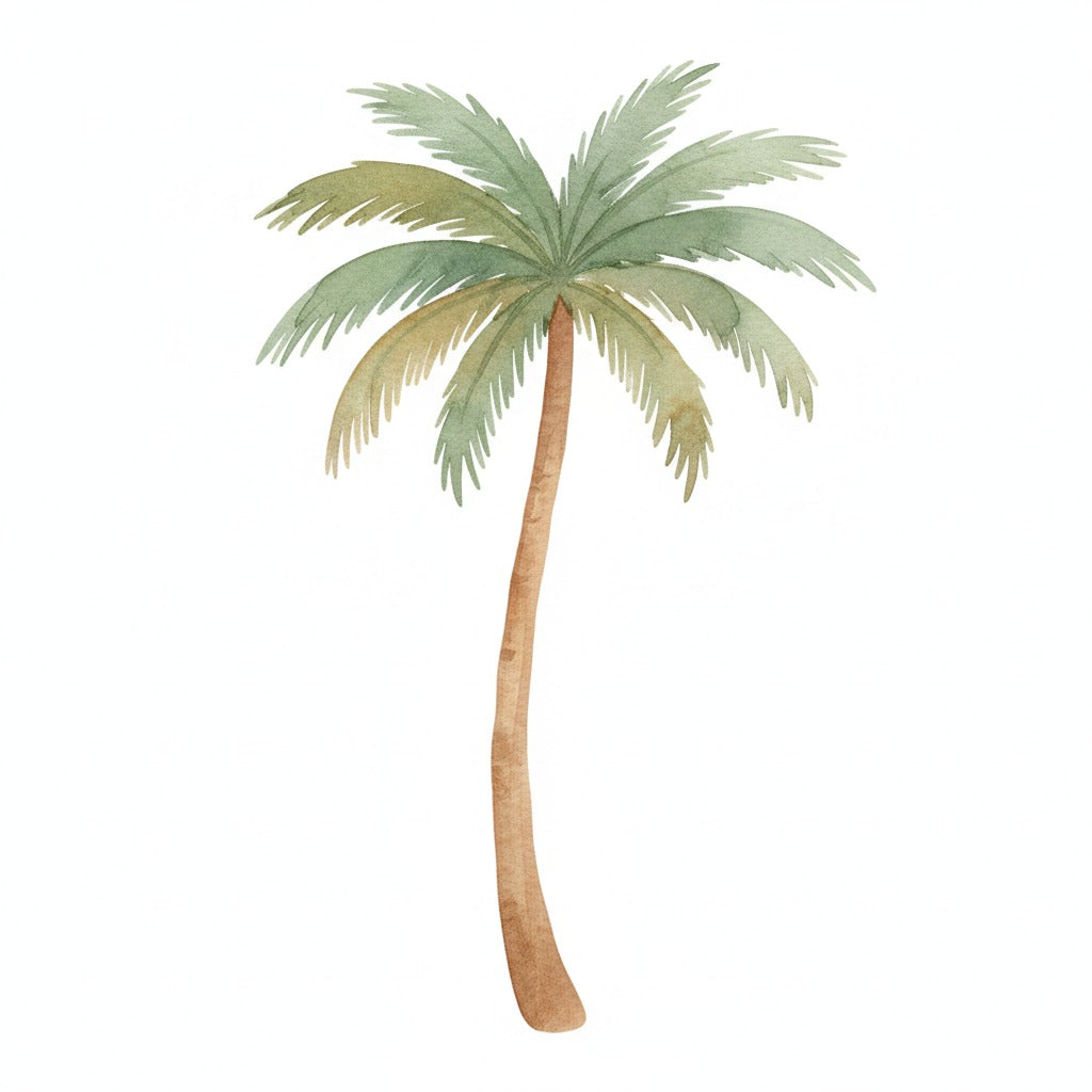 Lost World Palm Tree Painterly